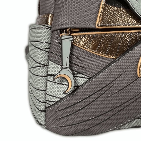 Loungefly Marvel Moon Knight Khonshu Cosplay Mini Backpack - Picture 3 of 10